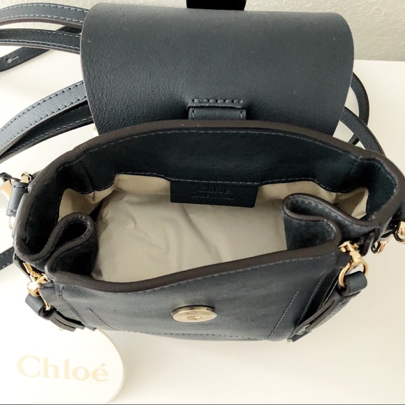 Chloe Faye Mini Backpack Silver Blue - Picture 6 of 8